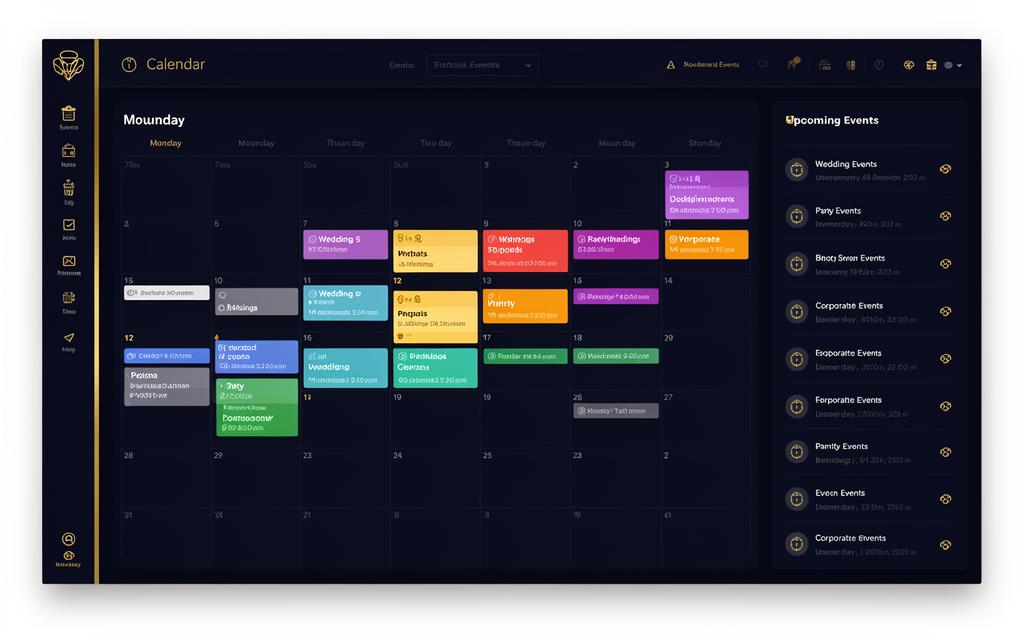 VendorPad Visual calendar, provisional holds, Google sync