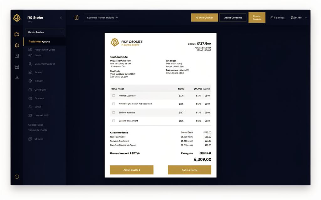 VendorPad Quote templates, travel calculator, saved pricing